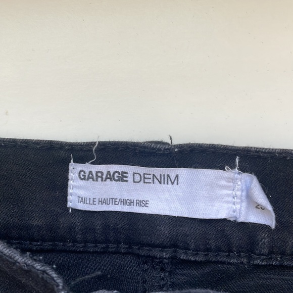 Black Jean Shorts - Picture 2 of 3